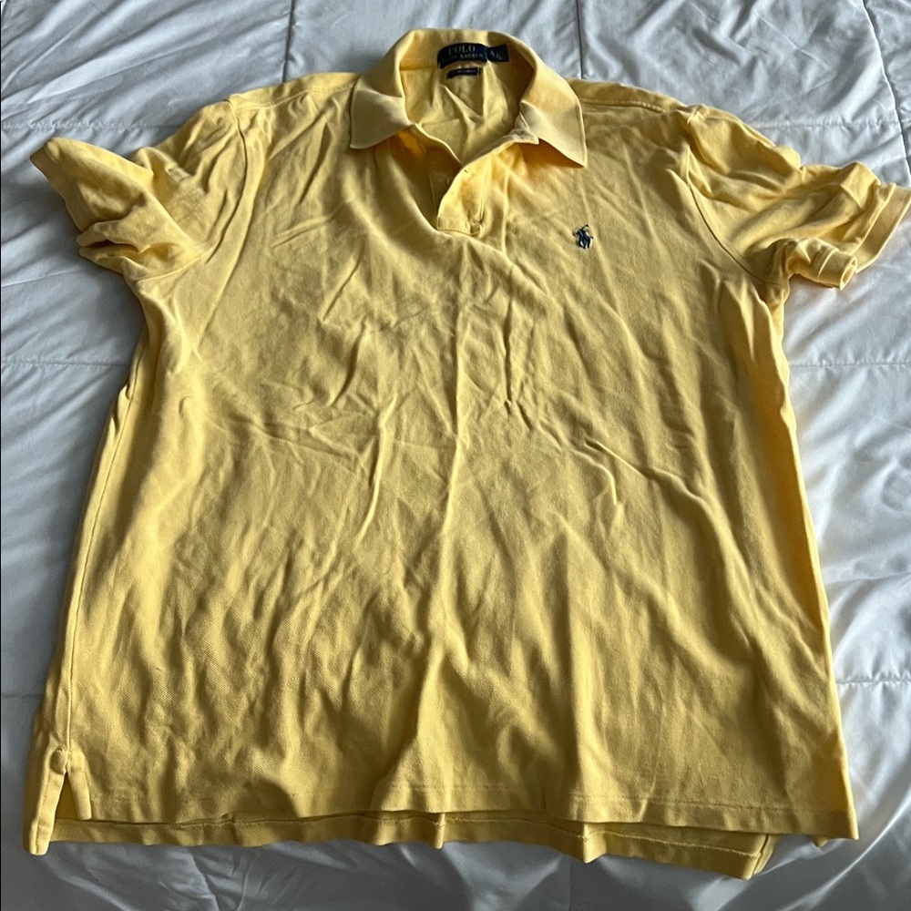 Polo by Ralph Lauren Classic Yellow Polo Shirt